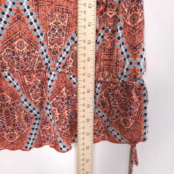 ANTHROPOLOGIE 2pc Set LARGE Loungewear‎ Top Ruffle Smocked Shorts Pajama